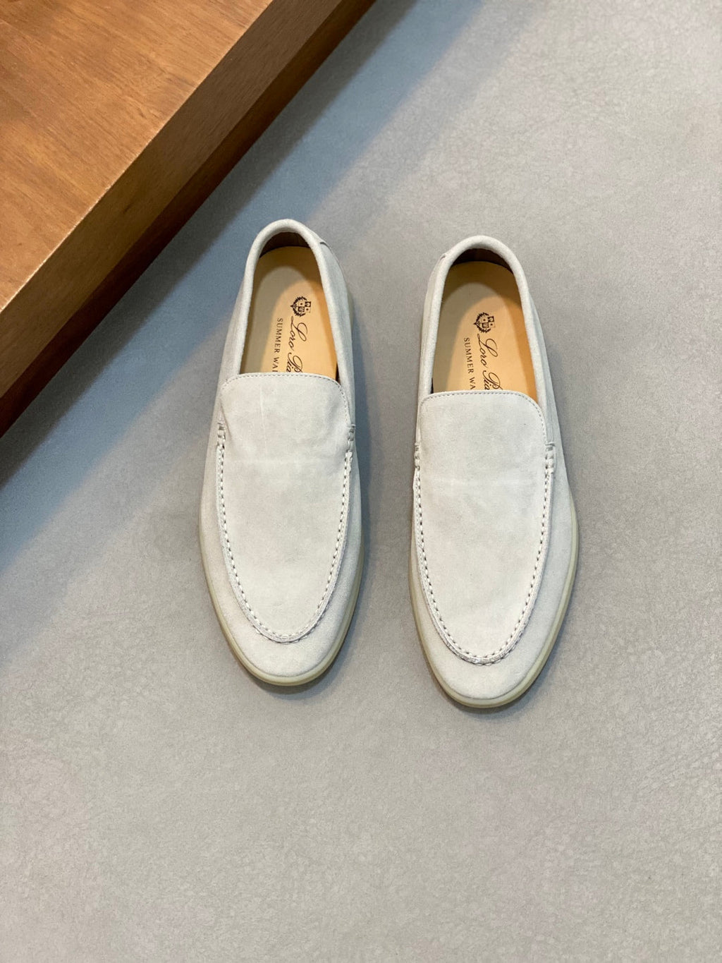 Loro Piana Suede Leather Slip-On Loafers – Unisex