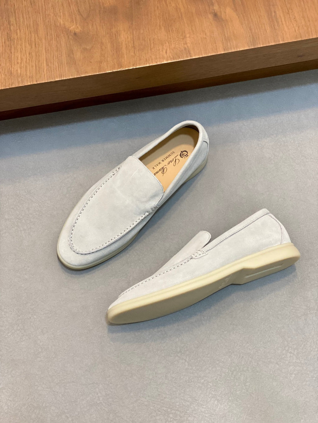 Loro Piana Suede Leather Slip-On Loafers – Unisex