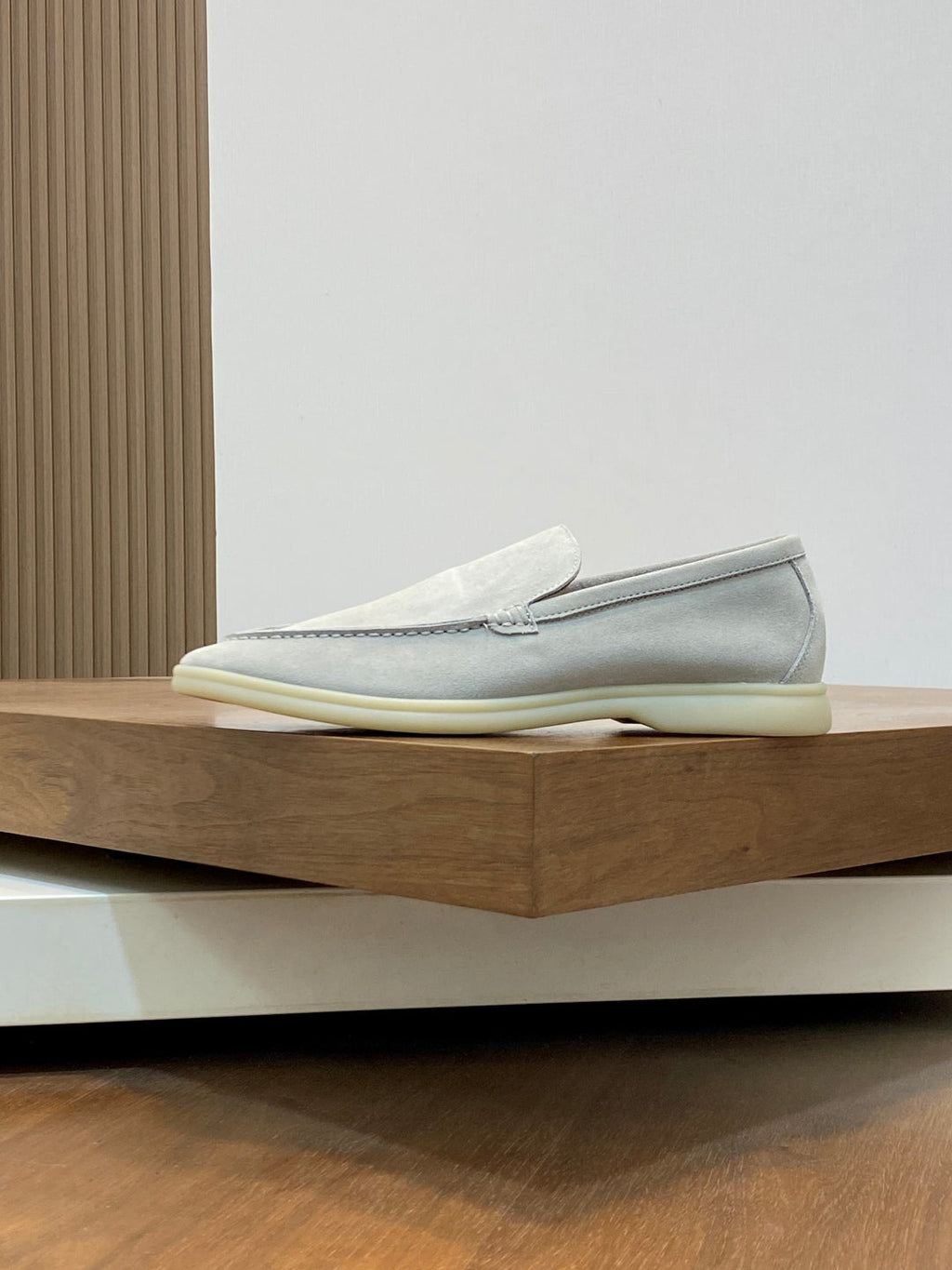 Loro Piana Suede Leather Slip-On Loafers – Unisex