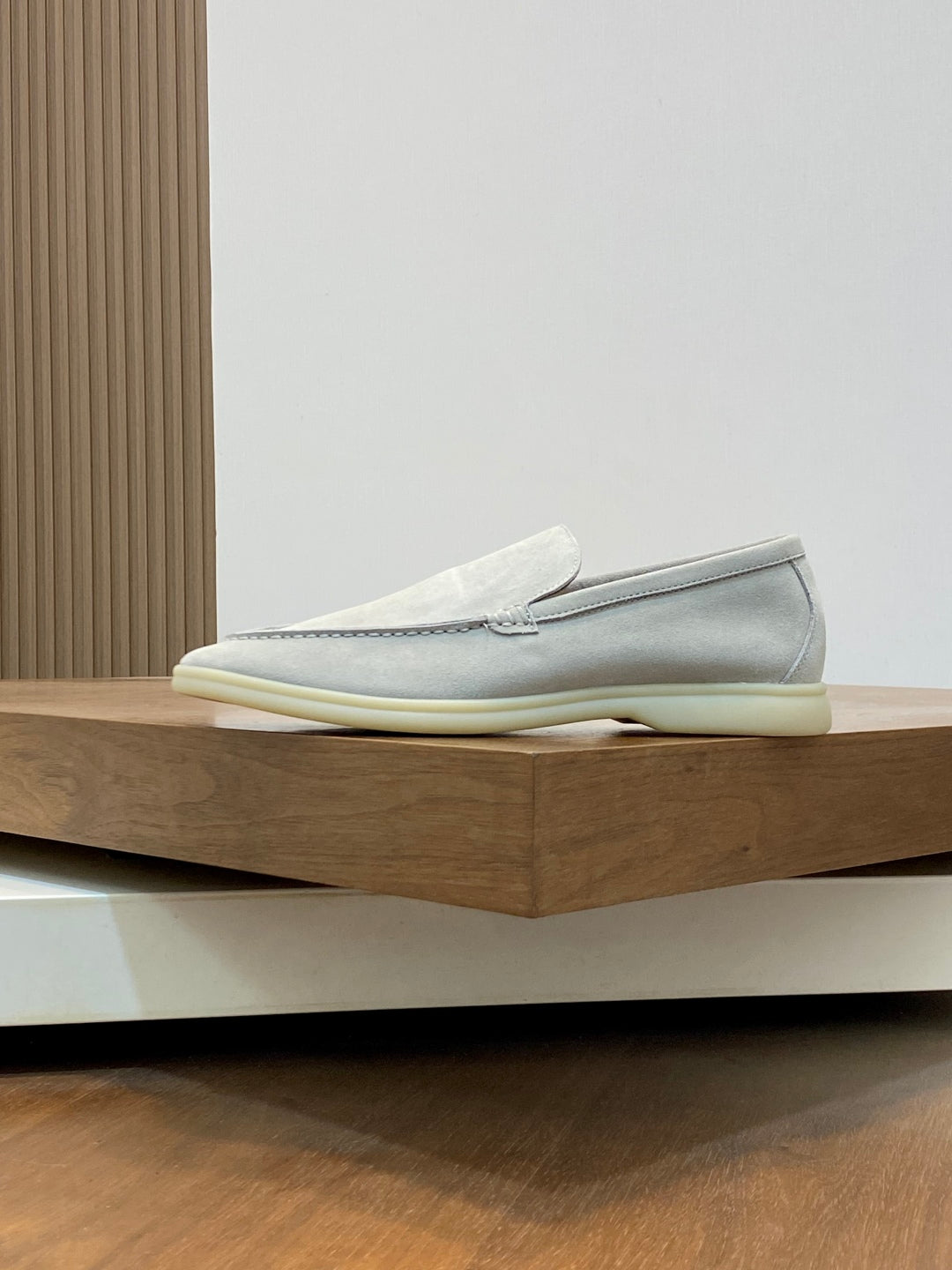 Loro Piana Suede Leather Slip-On Loafers – Unisex