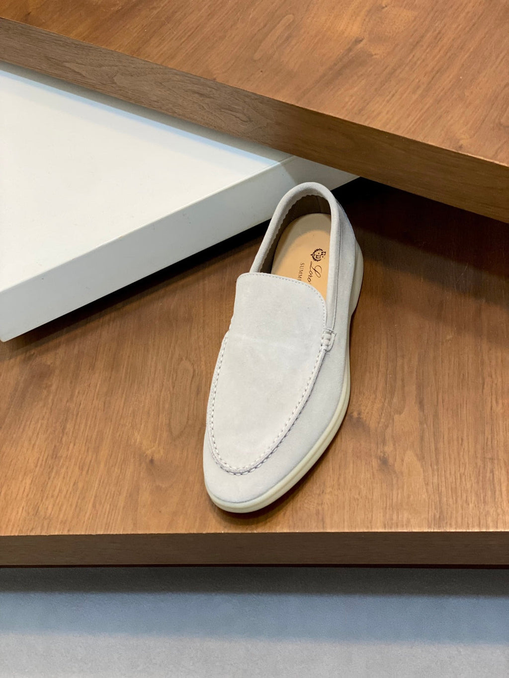 Loro Piana Suede Leather Slip-On Loafers – Unisex