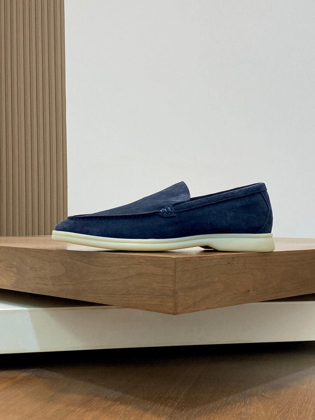 Loro Piana Suede Leather Slip-On Loafers – Unisex