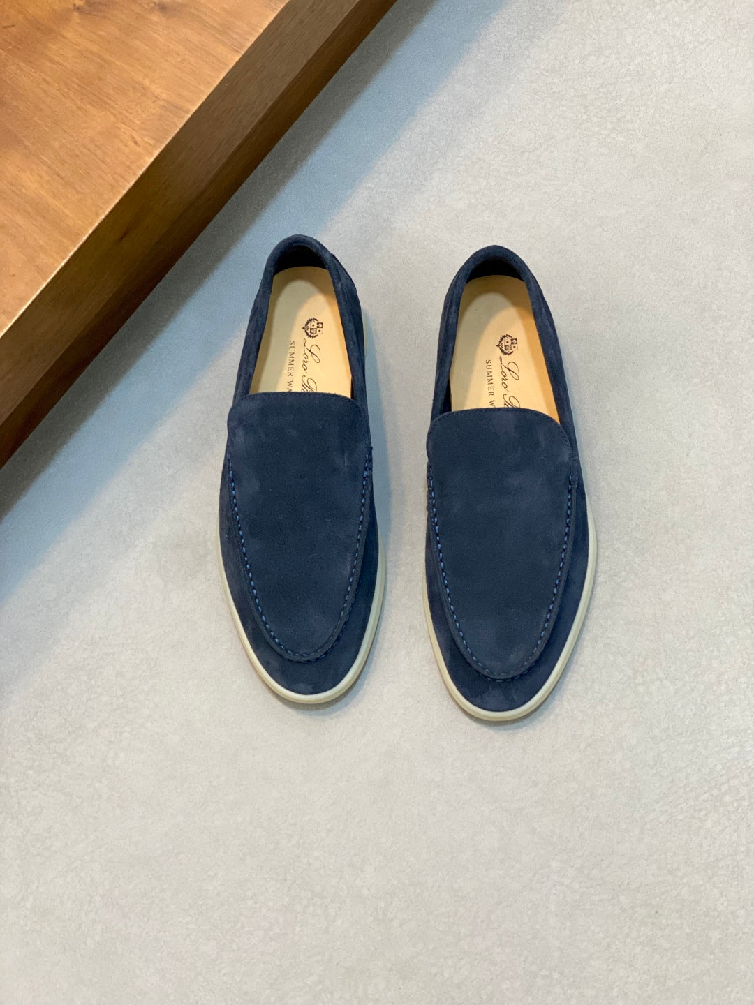 Loro Piana Suede Leather Slip-On Loafers – Unisex