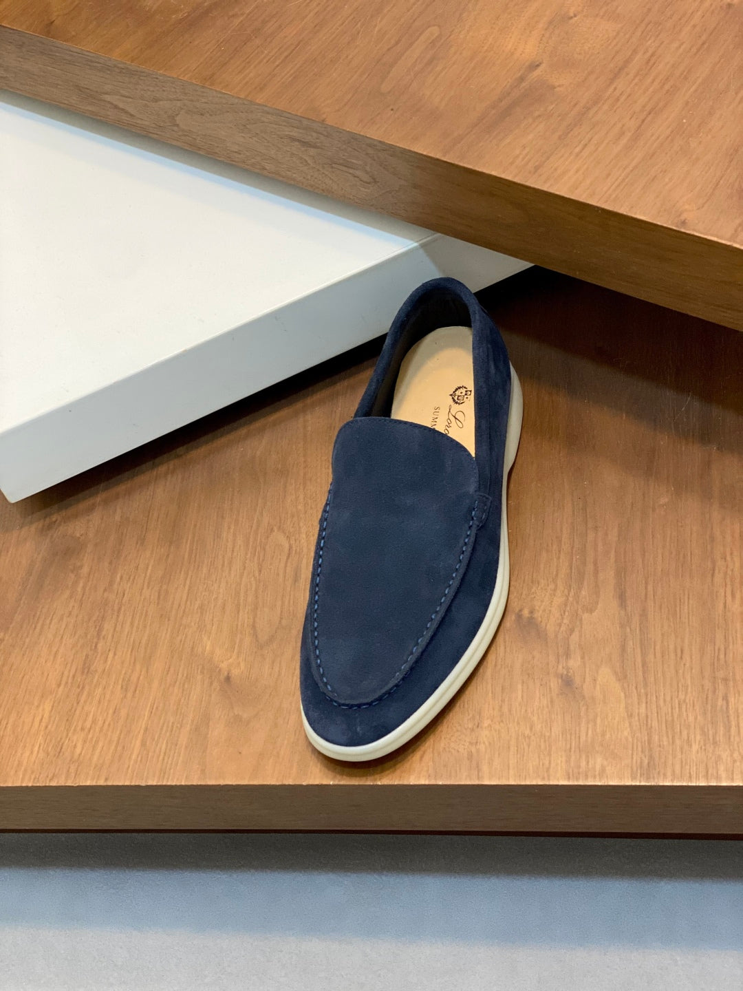 Loro Piana Suede Leather Slip-On Loafers – Unisex