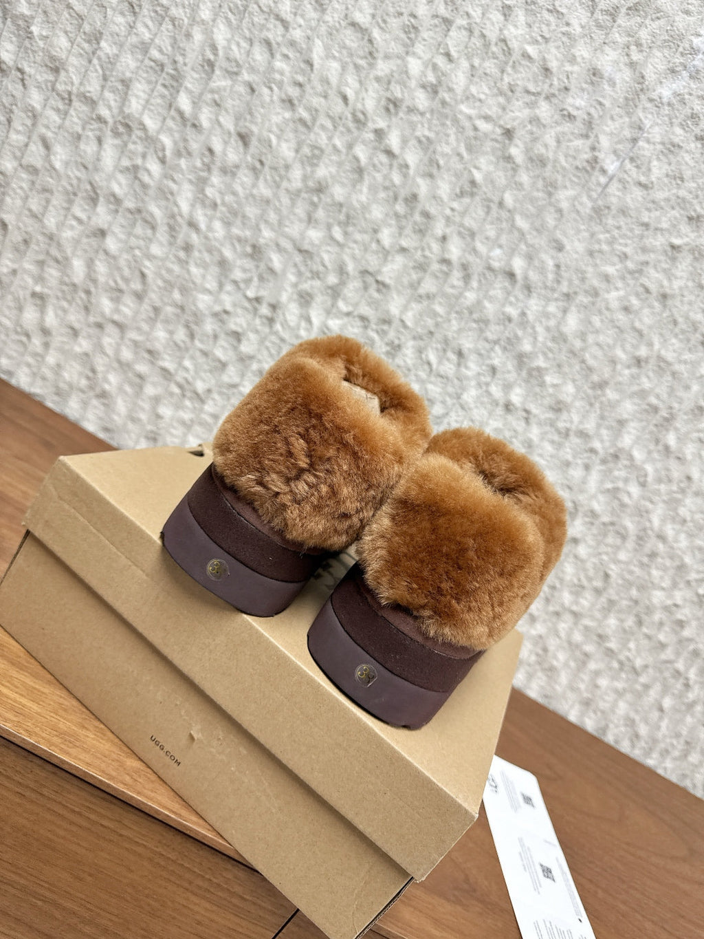 UGG Sheepskin Fur-Lined Slippers – Autumn/Winter Collection