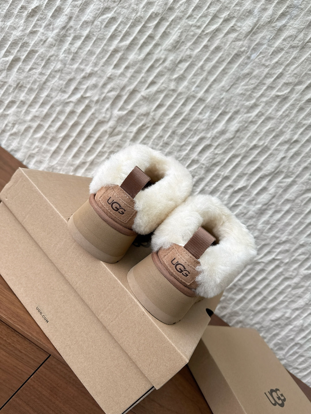 UGG Sheepskin Fur-Lined Slippers – Autumn/Winter Collection