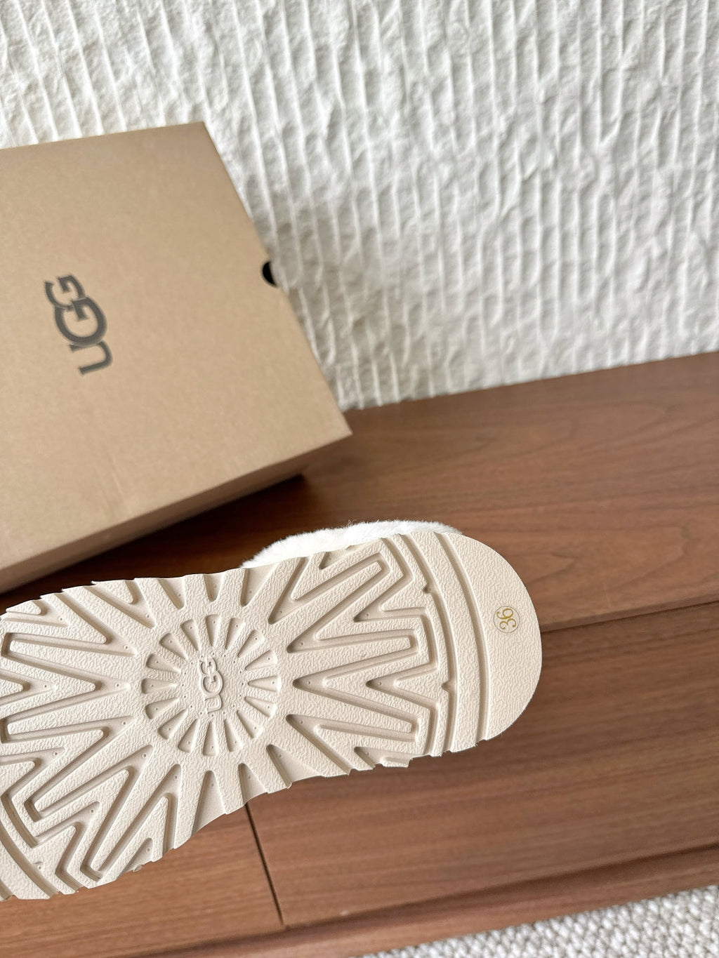 UGG Sheepskin Fur-Lined Slippers – Autumn/Winter Collection