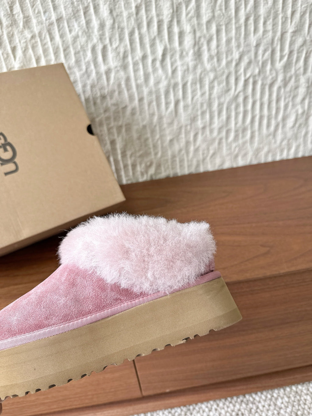 UGG Sheepskin Fur-Lined Slippers – Autumn/Winter Collection