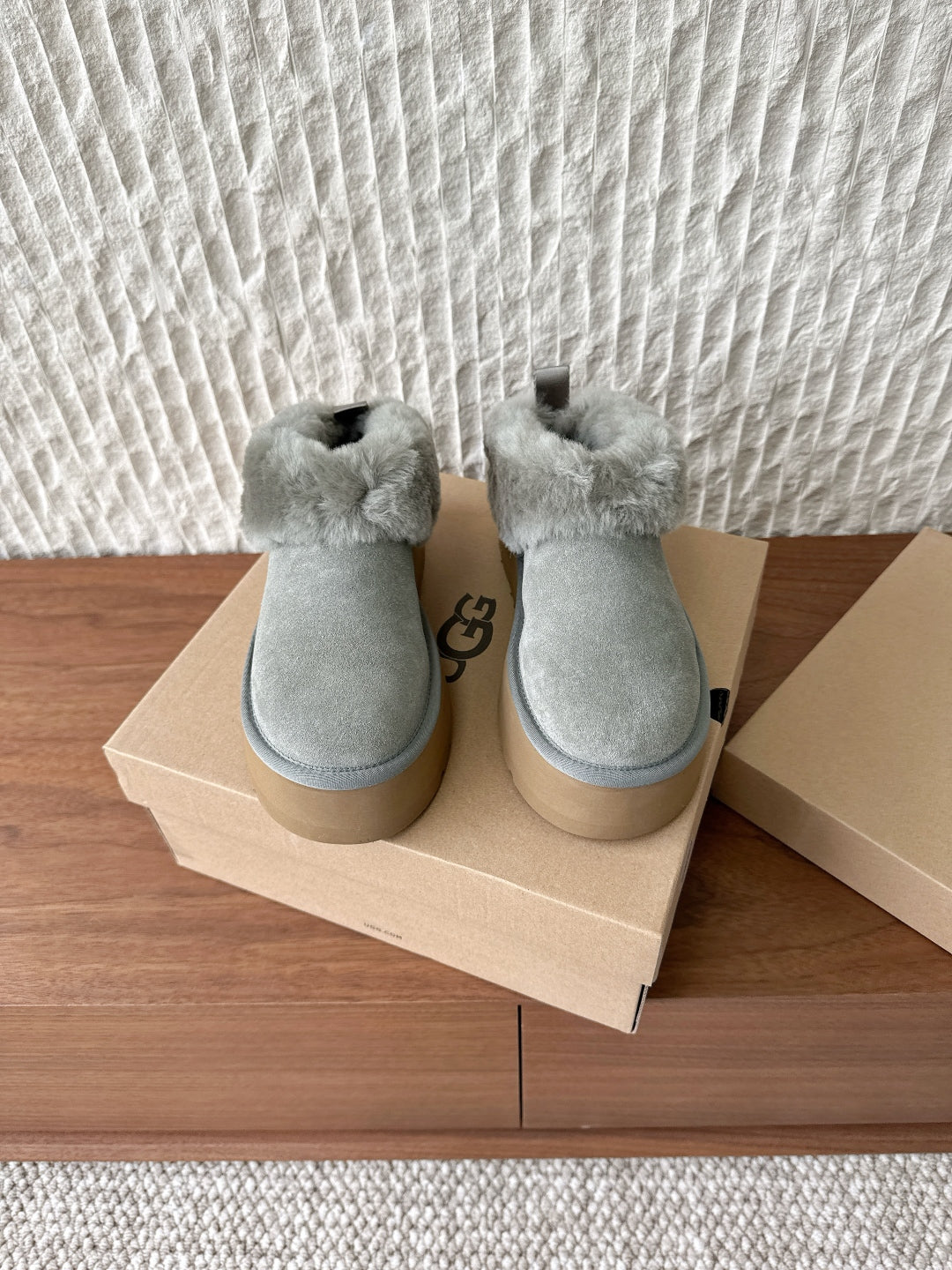 UGG Sheepskin Fur-Lined Slippers – Autumn/Winter Collection