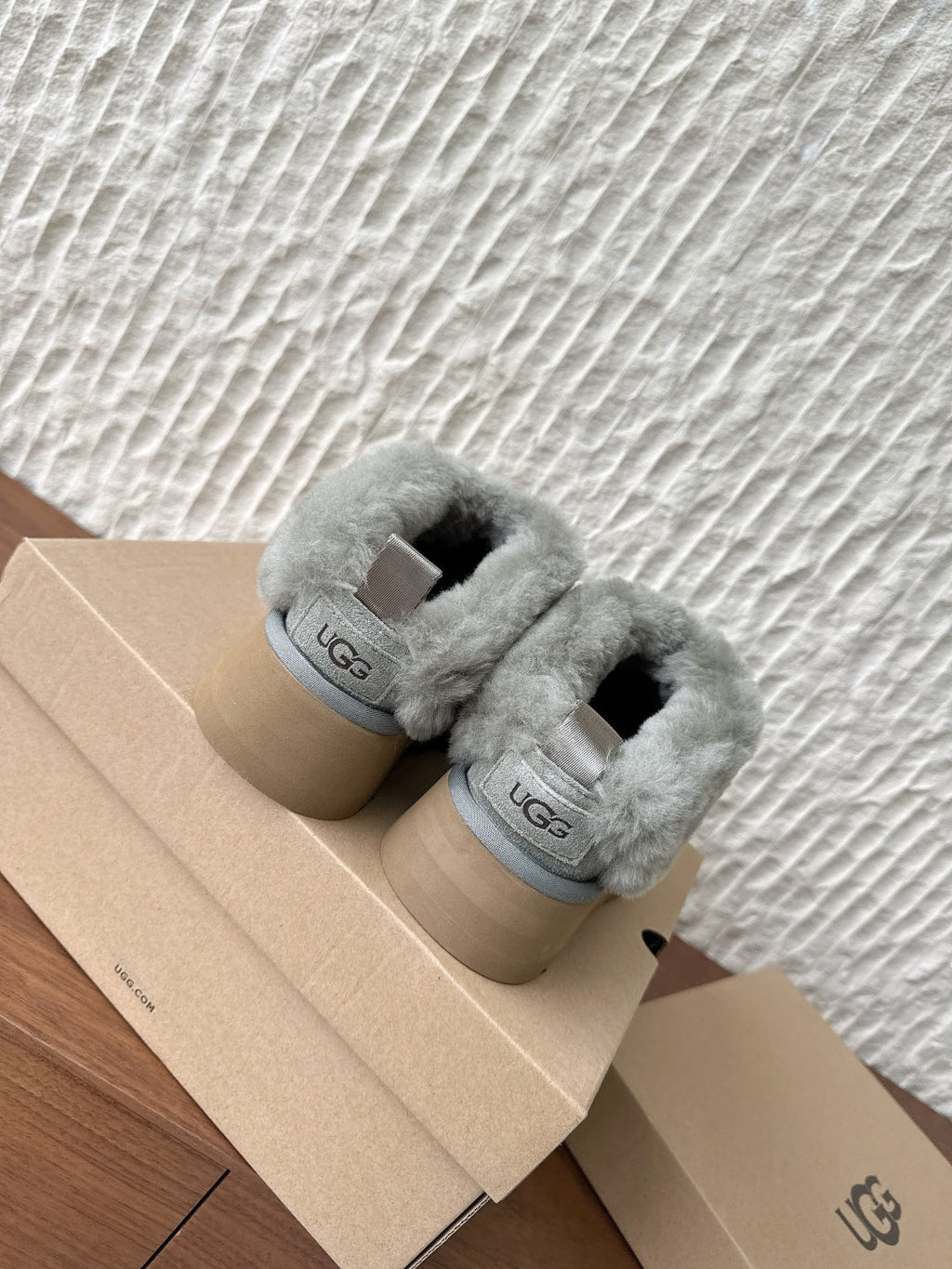 UGG Sheepskin Fur-Lined Slippers – Autumn/Winter Collection