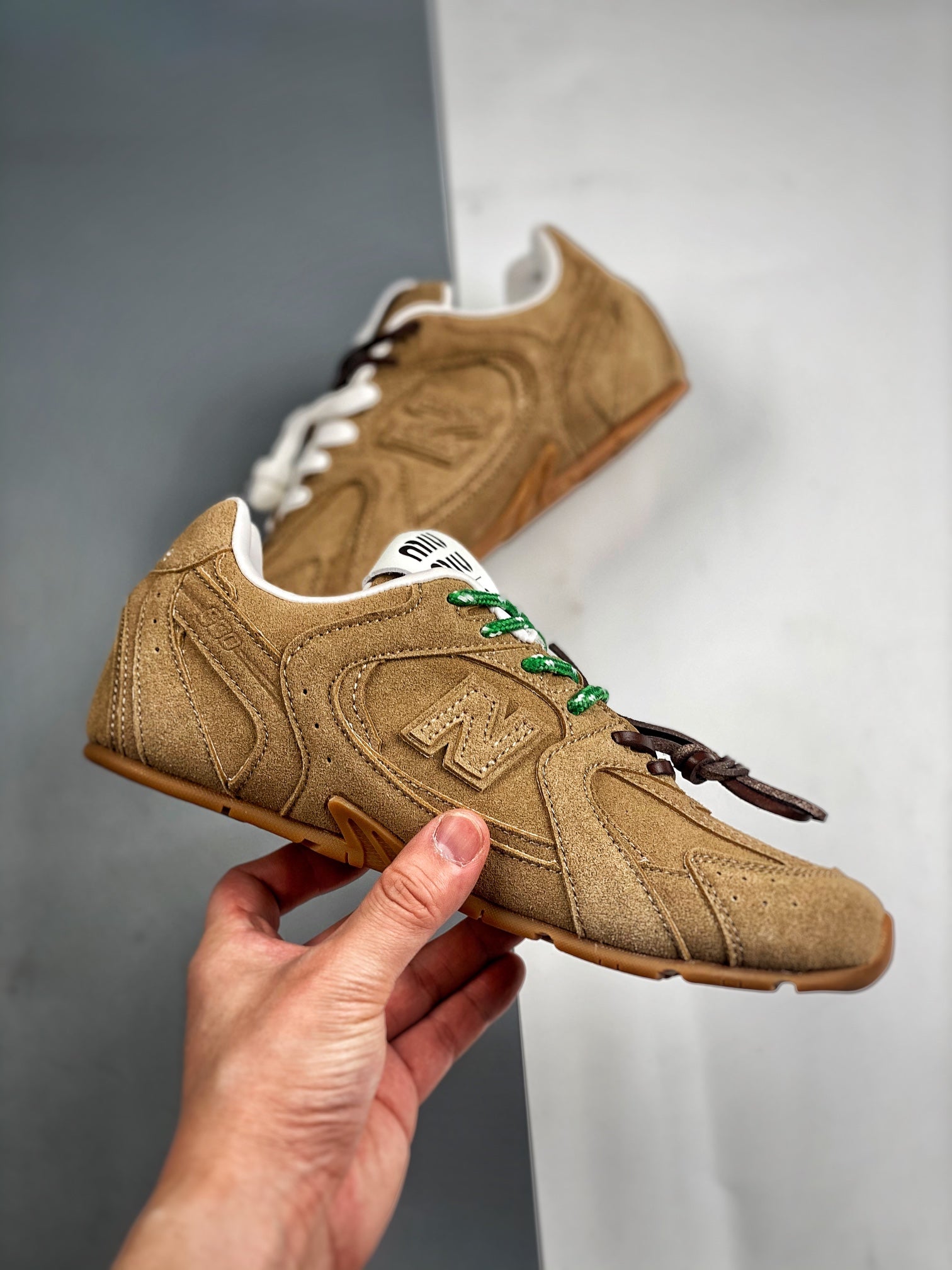 Miu Miu x New Balance NB530 Deconstructed Sneakers – 2024 Collection