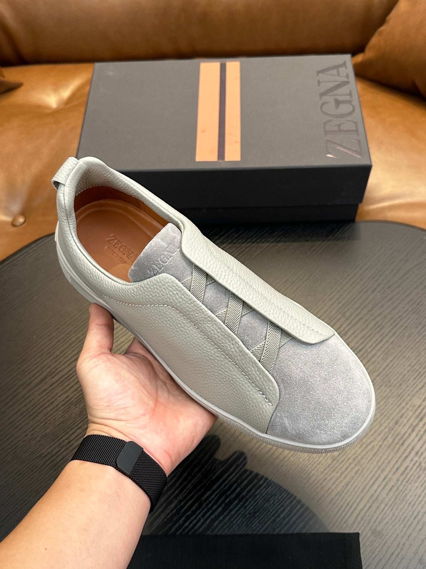 Zegna Triple Stitch™ Low-Top Sneakers