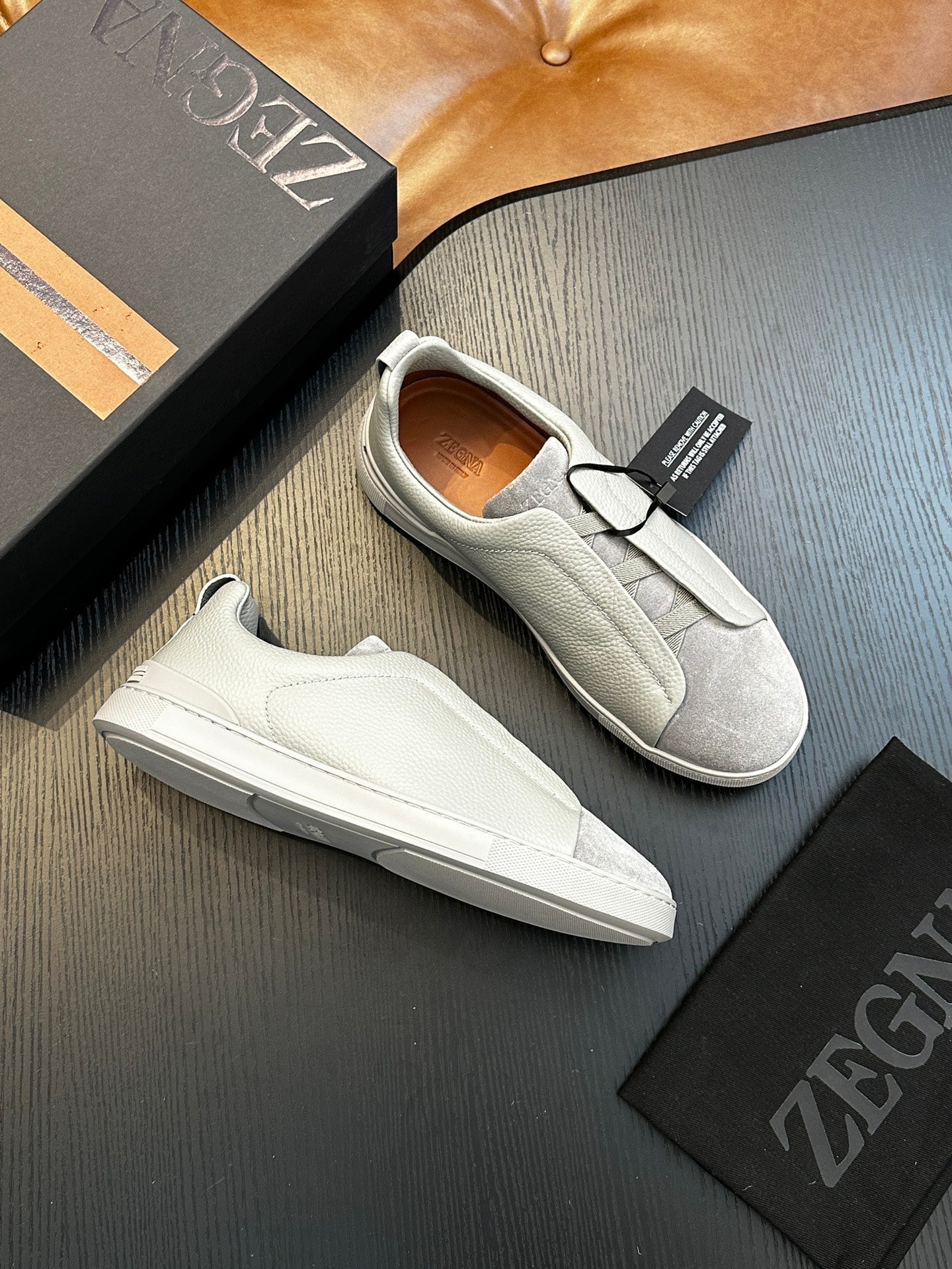 Zegna Triple Stitch™ Low-Top Sneakers