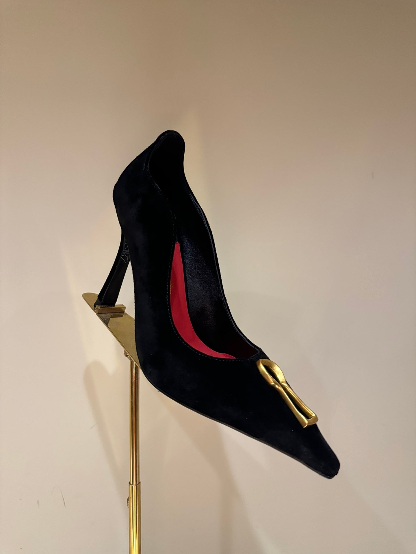 Schiaparelli Irregular Metal Detail Pumps