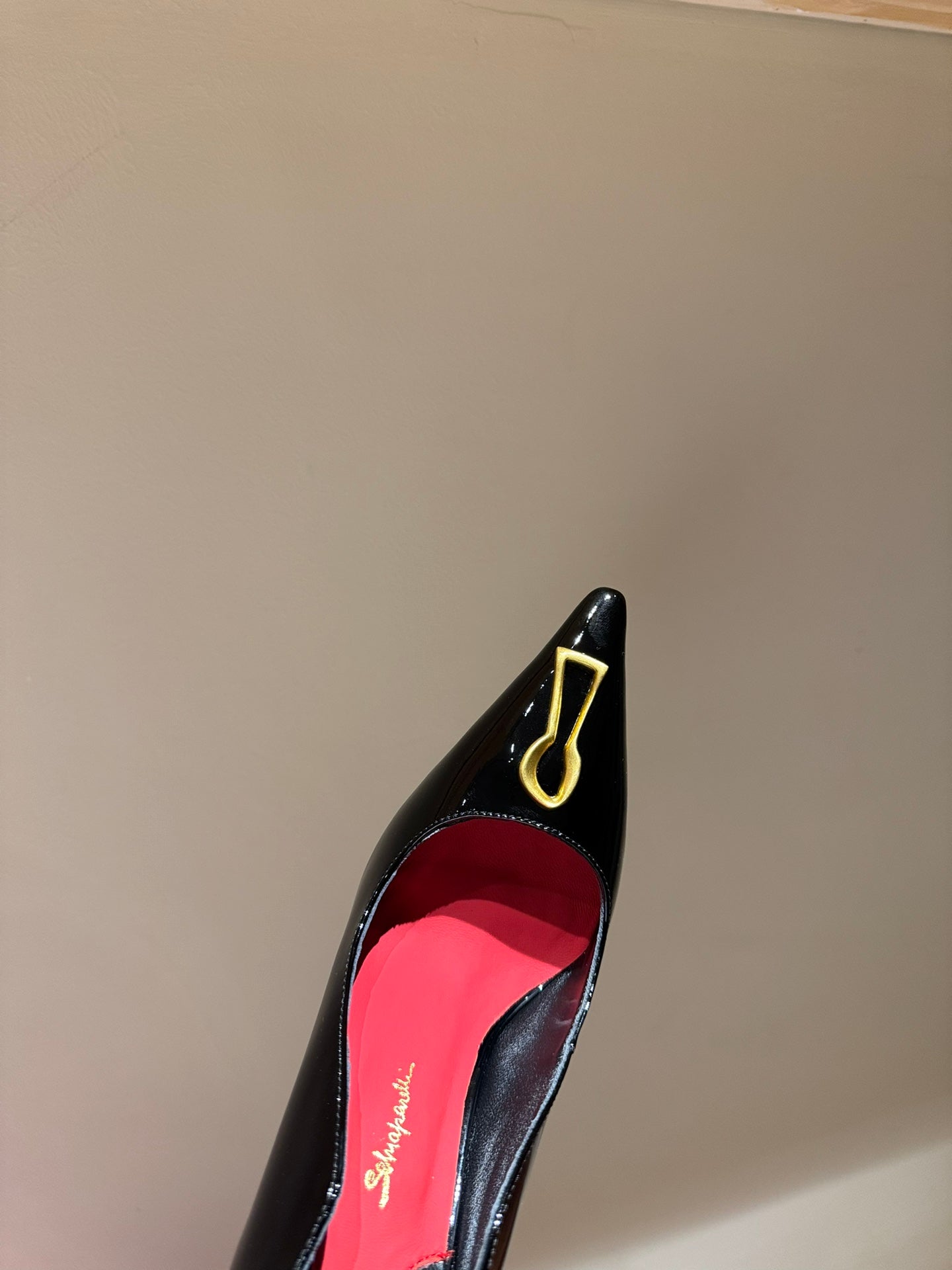 Schiaparelli Irregular Metal Detail Pumps