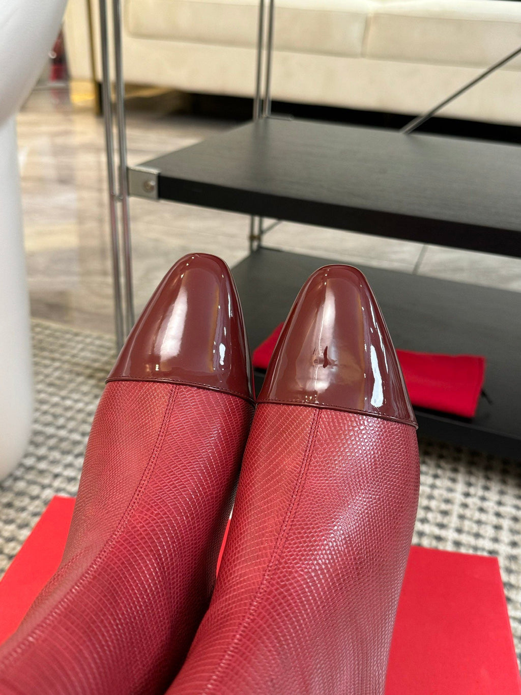 Ferragamo Pointed Toe Chunky Heel Ankle Boots – Autumn/Winter Collection