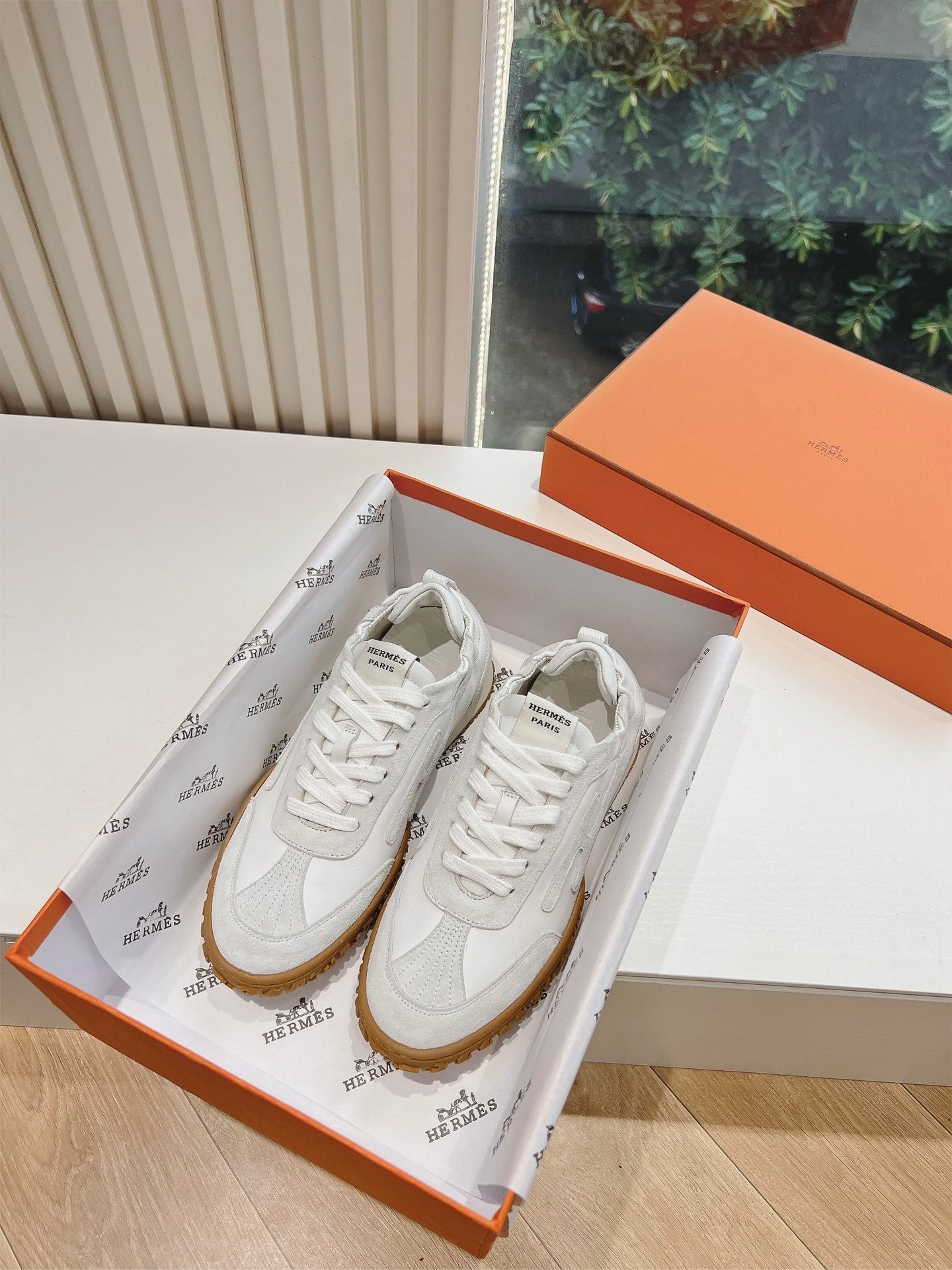 Hermès Bouncing Calfskin Sneakers