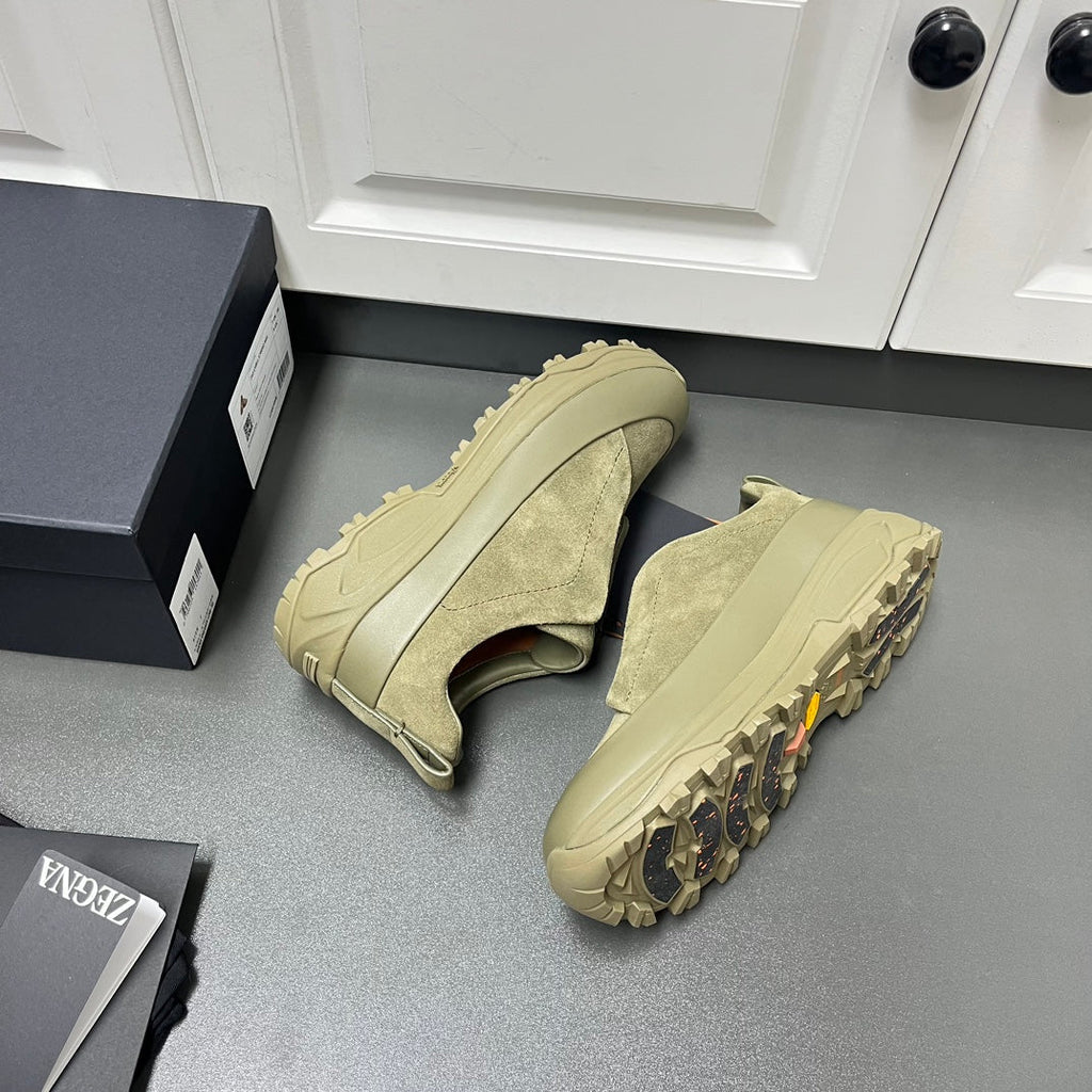 Zegna Triple Stitch™ Monte Suede Loafers – 2024 Collection