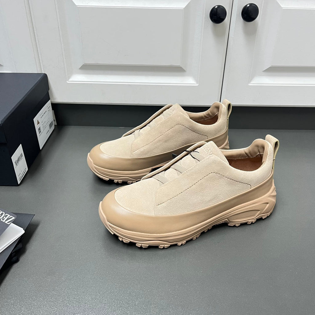 Zegna Triple Stitch™ Monte Suede Loafers – 2024 Collection