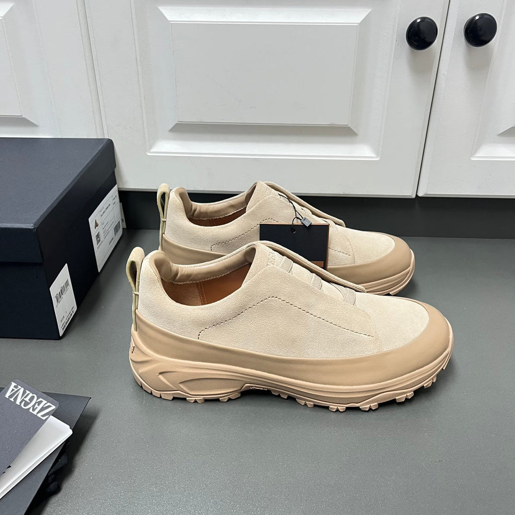 Zegna Triple Stitch™ Monte Suede Loafers – 2024 Collection