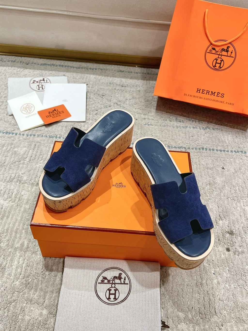 Hermès Wedge Sandals – 2024 Spring/Summer Collection