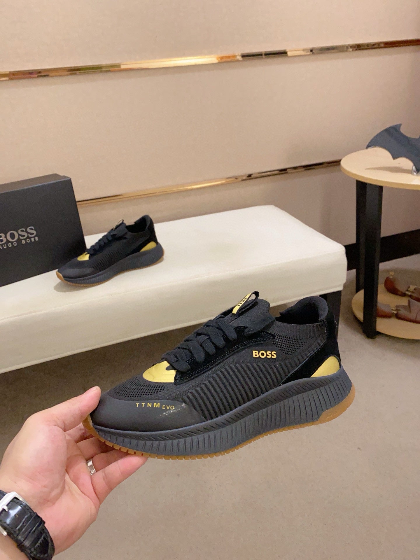 Boss Latest Casual Fly-Knit Sneakers