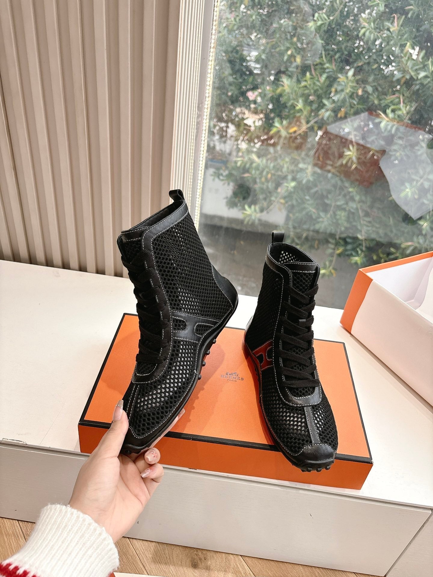 Hermès Bouncing Mesh Sneakers