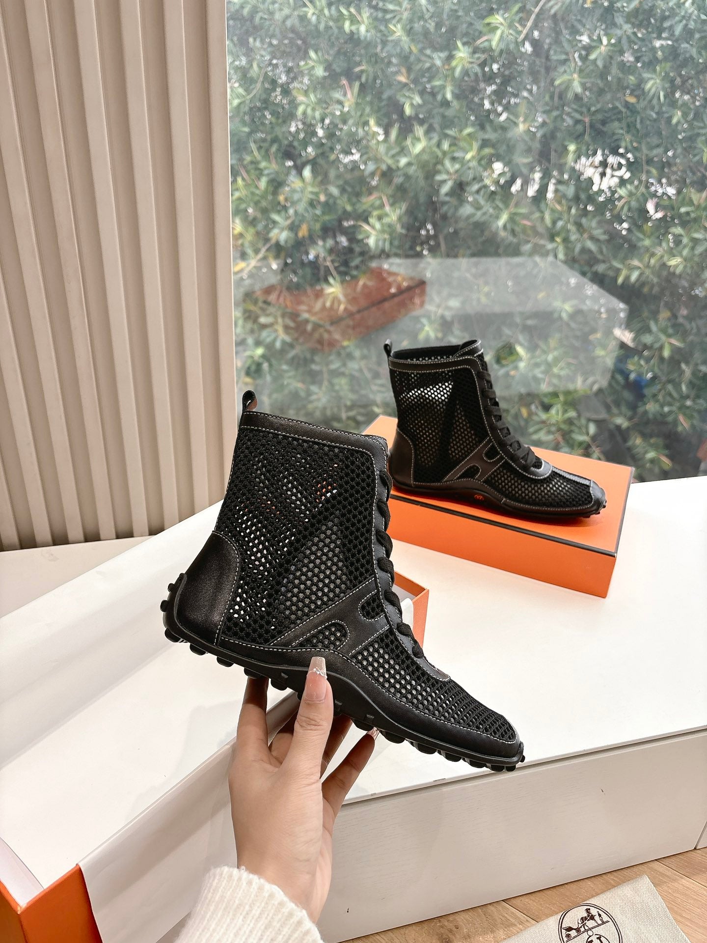 Hermès Bouncing Mesh Sneakers