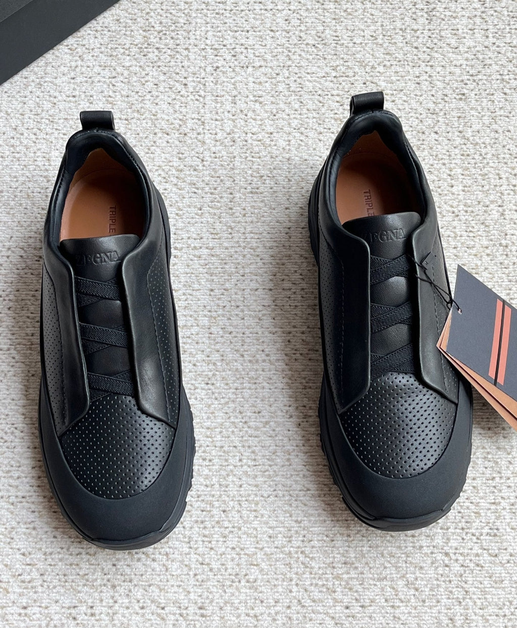 Zegna Triple Stitch™ Monte Perforated Casual Shoes