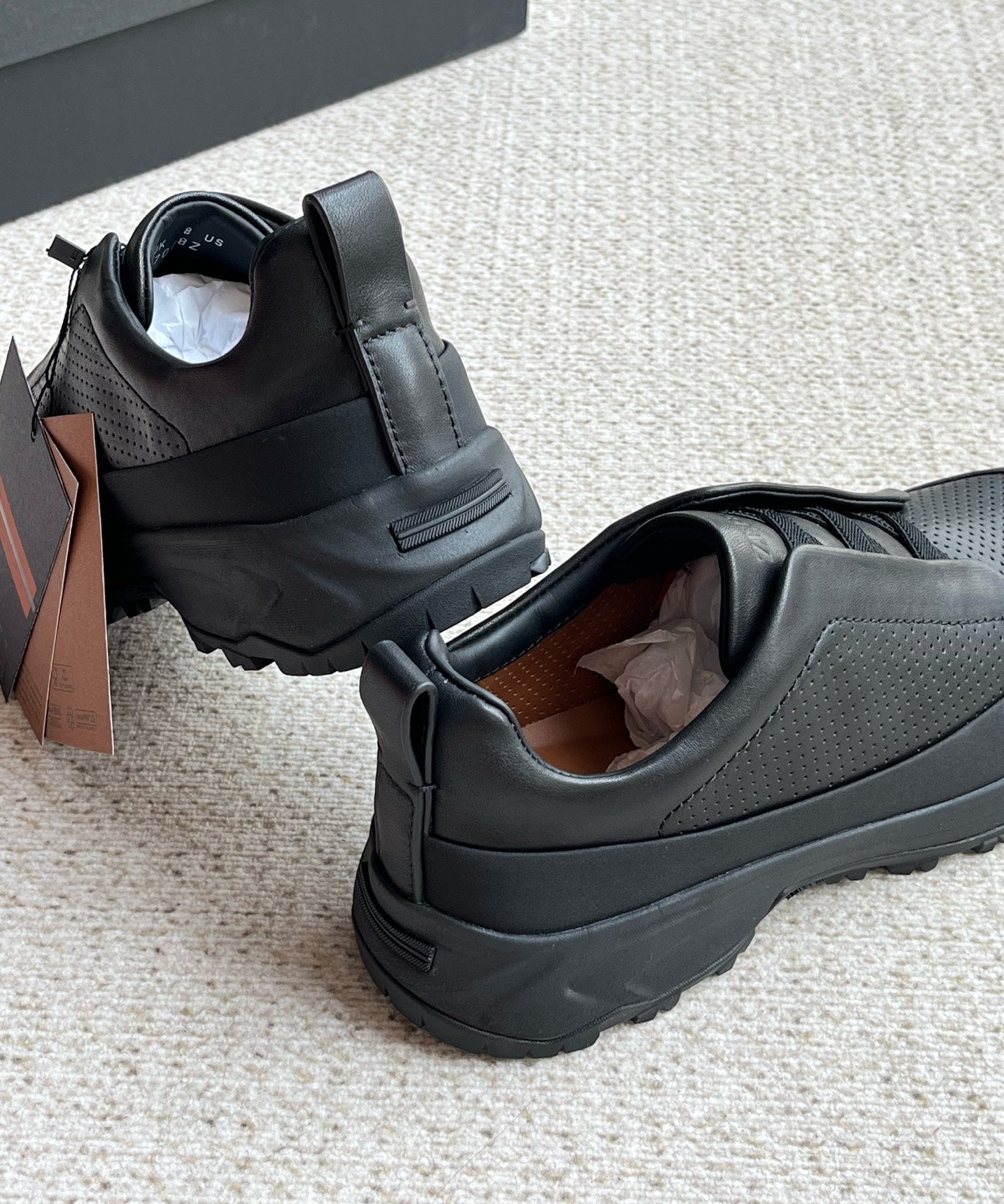 Zegna Triple Stitch™ Monte Perforated Casual Shoes