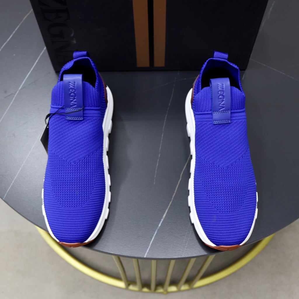 Zegna Cashmere Flyknit Sneakers