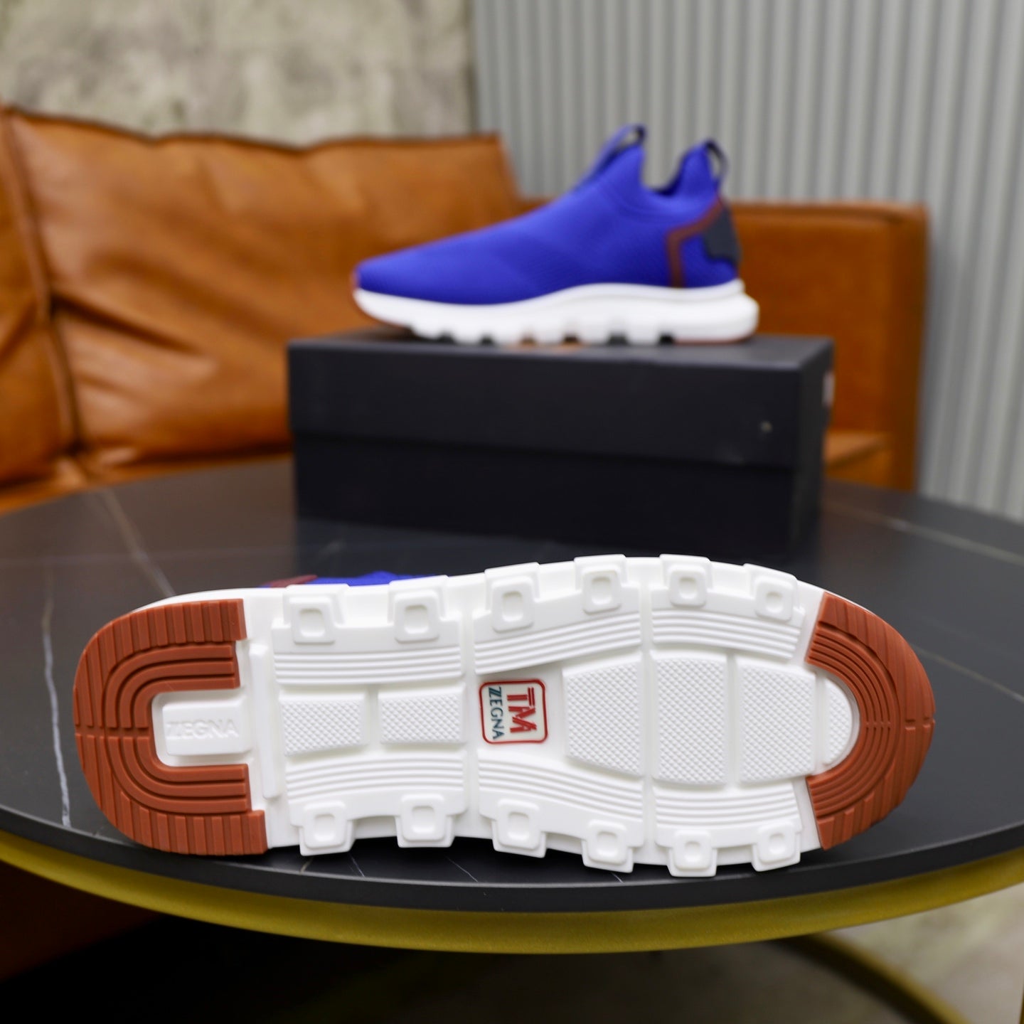 Zegna Cashmere Flyknit Sneakers