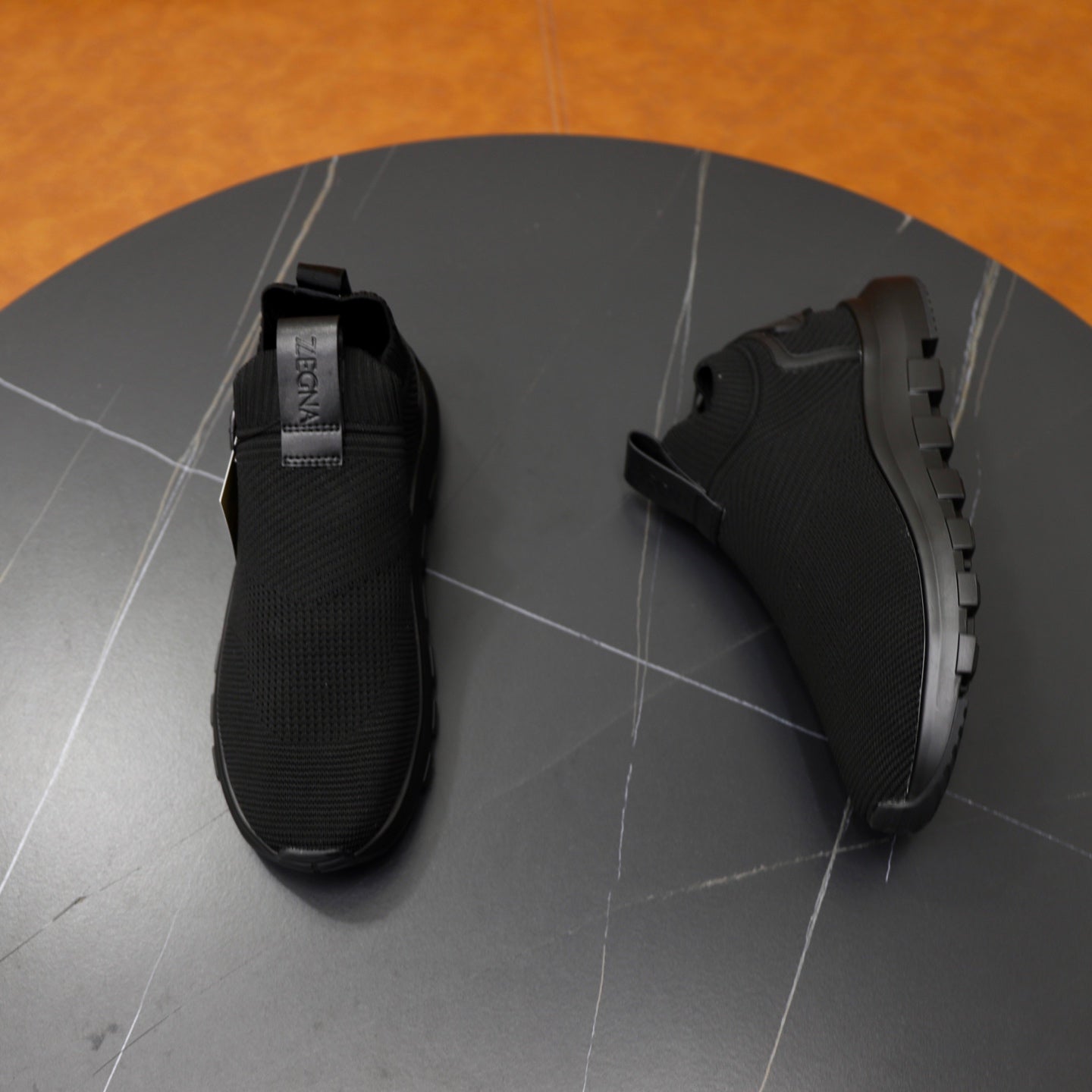 Zegna Cashmere Flyknit Sneakers