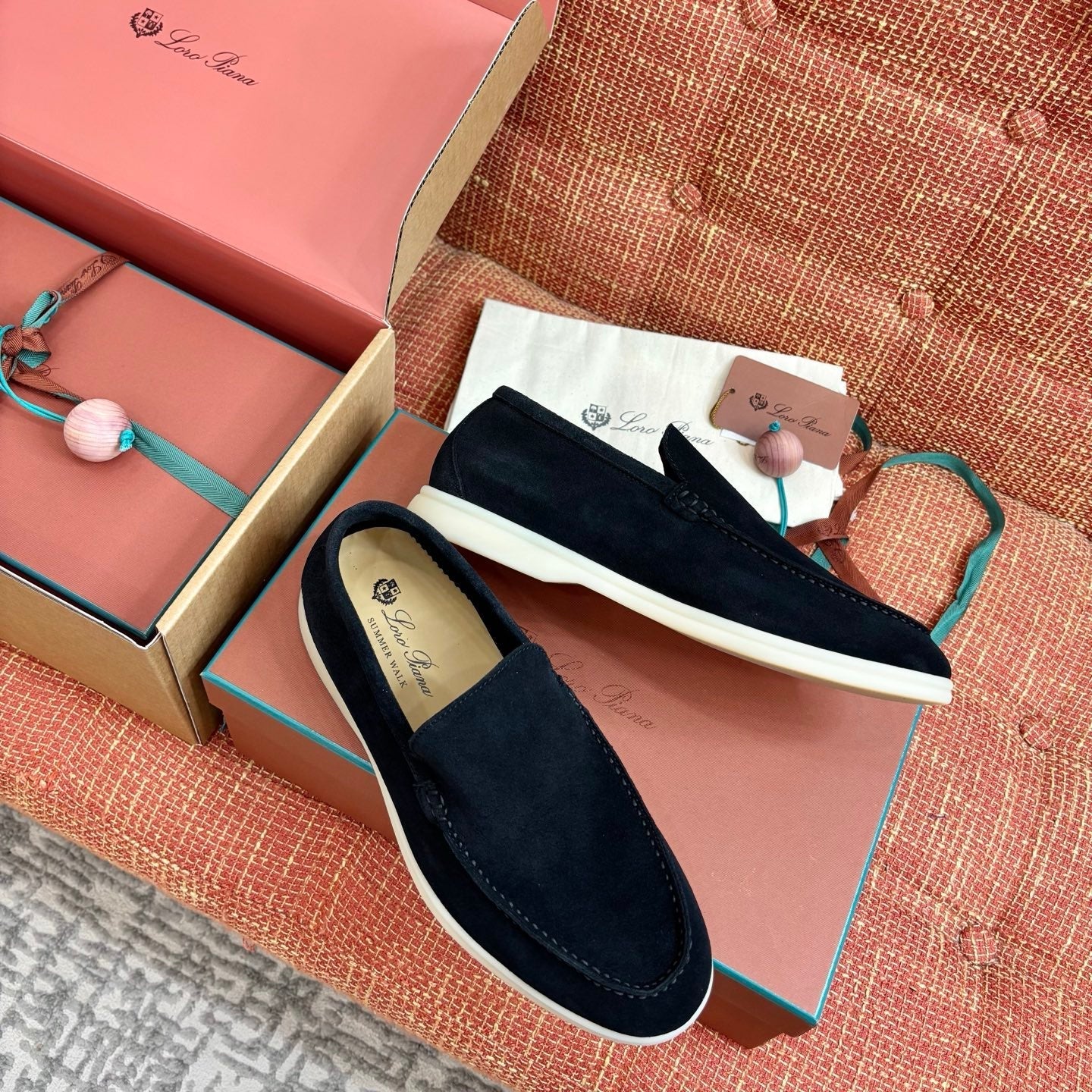 Loro Piana Suede Loafers