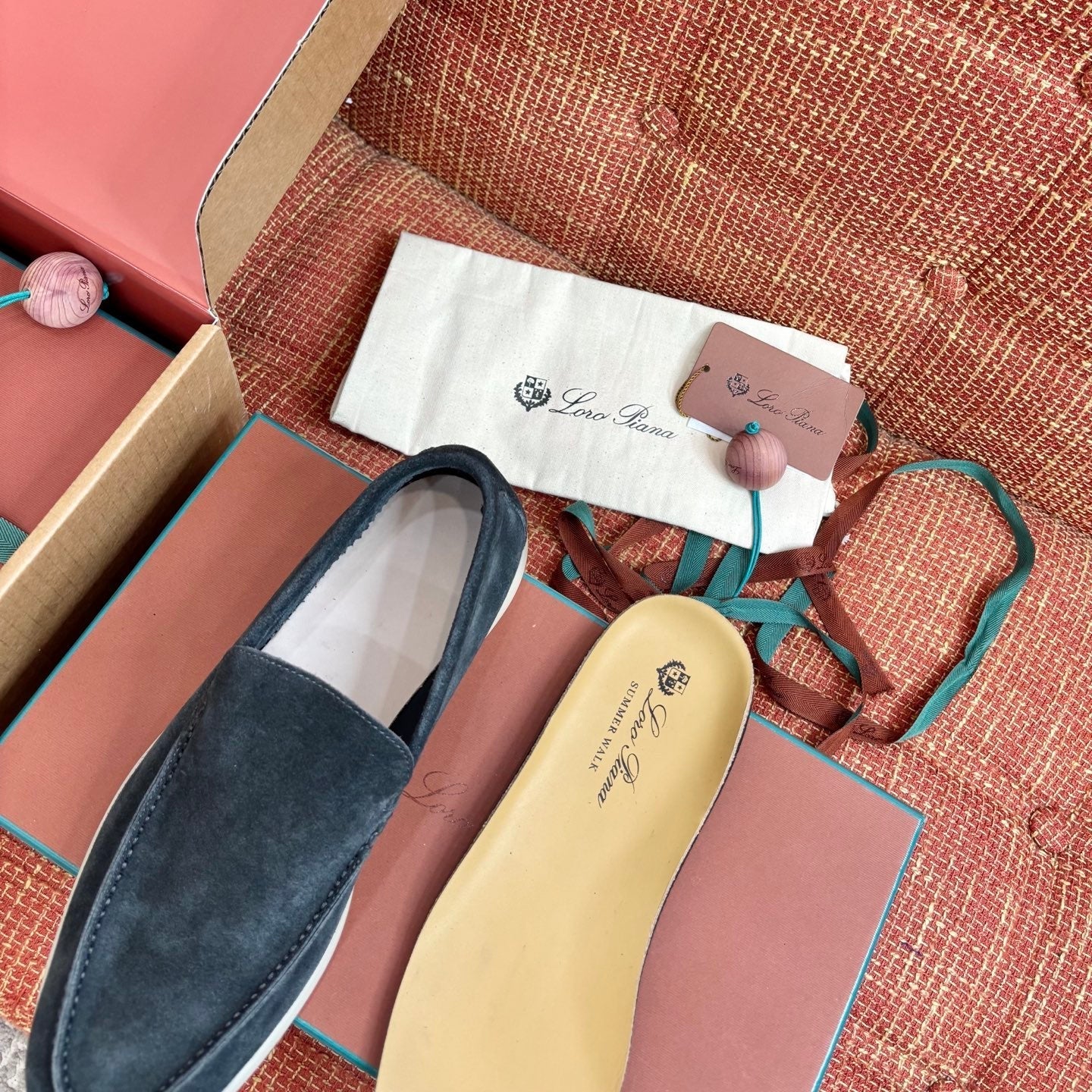 Loro Piana Suede Loafers