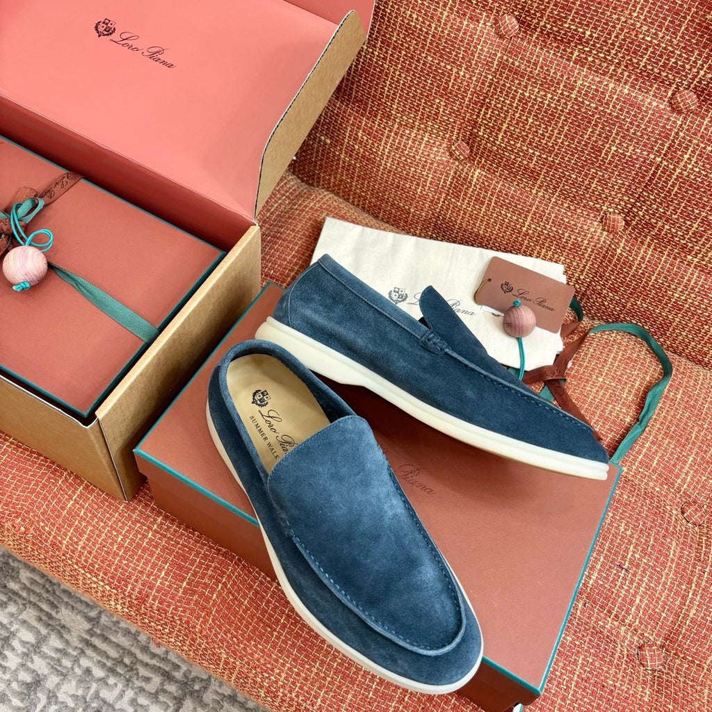 Loro Piana Suede Loafers
