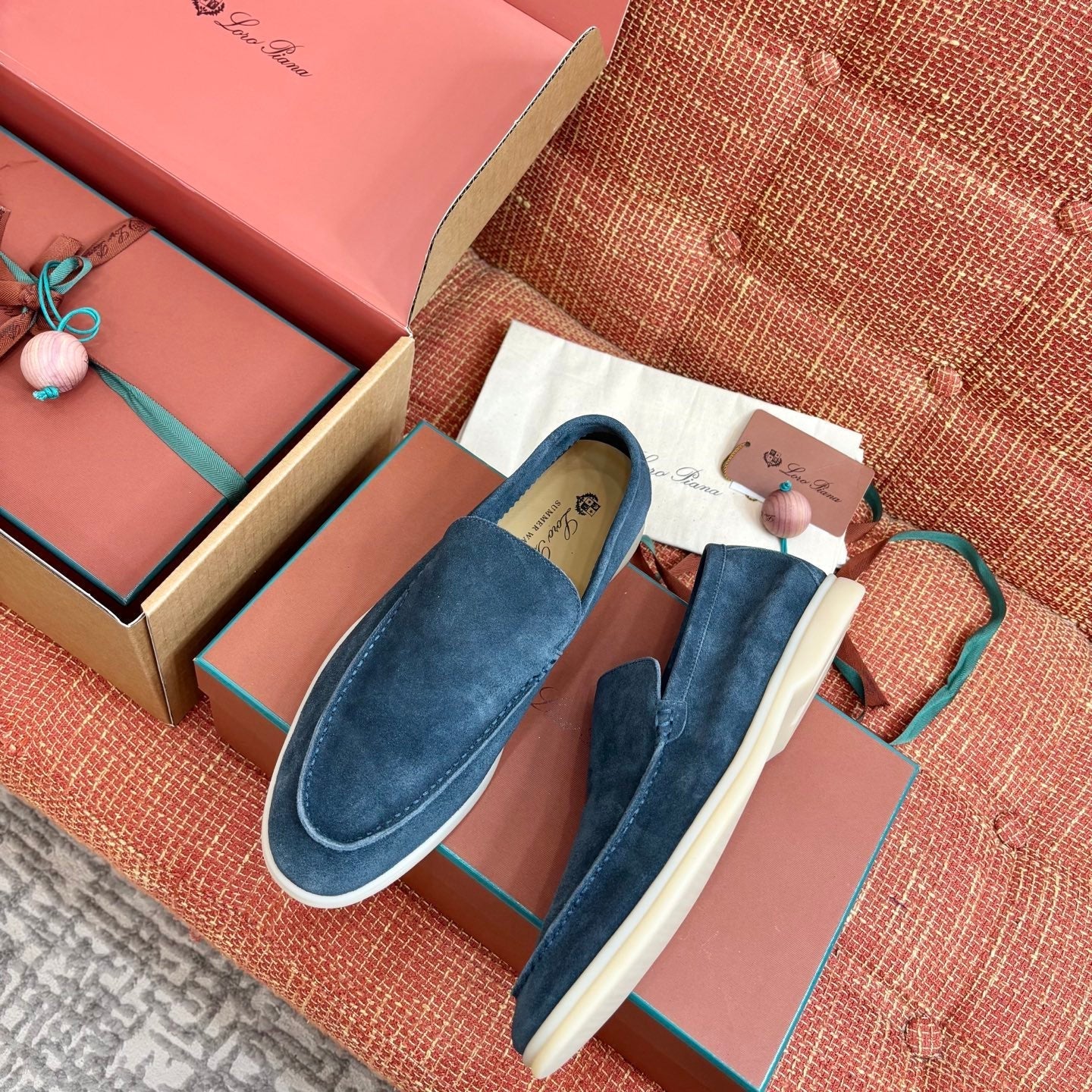 Loro Piana Suede Loafers