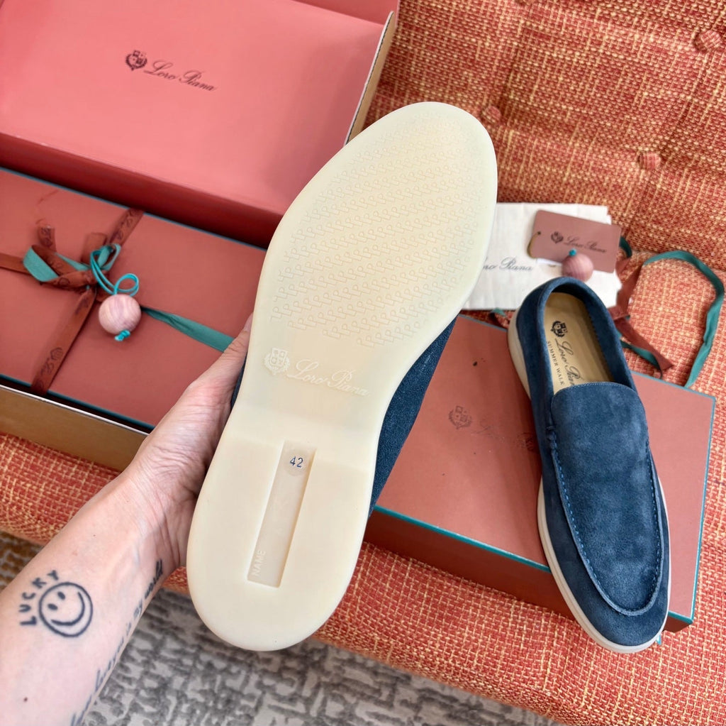 Loro Piana Suede Loafers