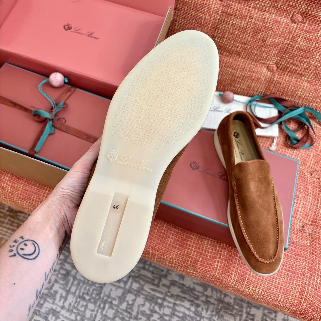 Loro Piana Suede Loafers
