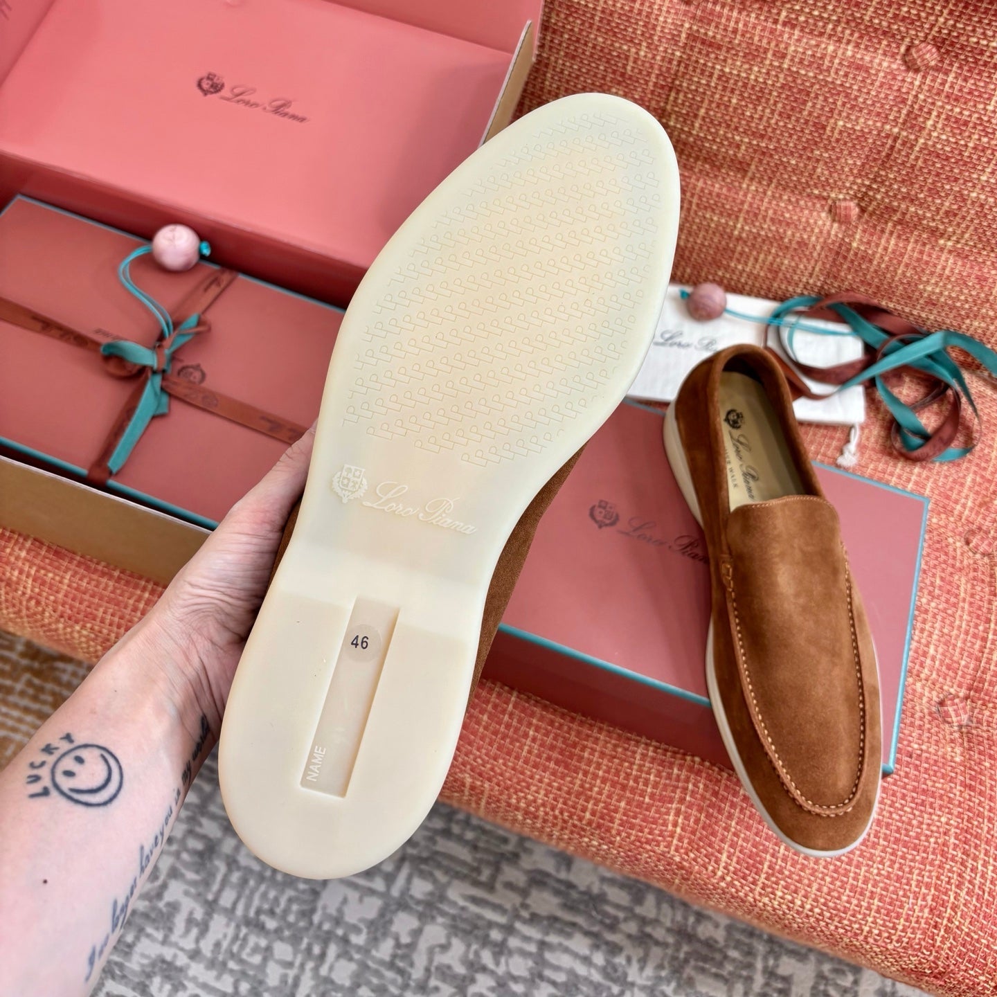 Loro Piana Suede Loafers