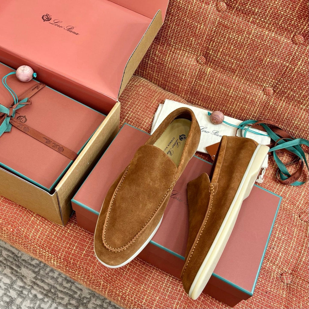 Loro Piana Suede Loafers