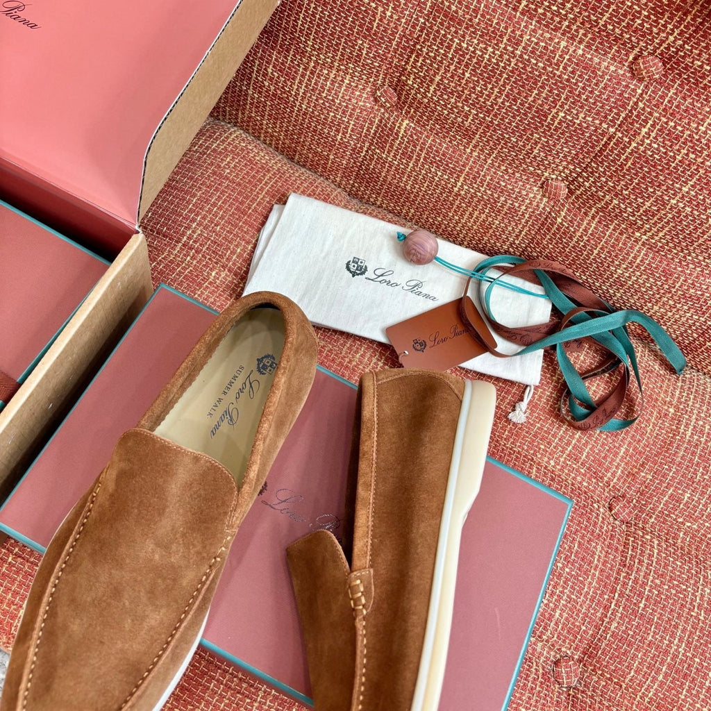 Loro Piana Suede Loafers