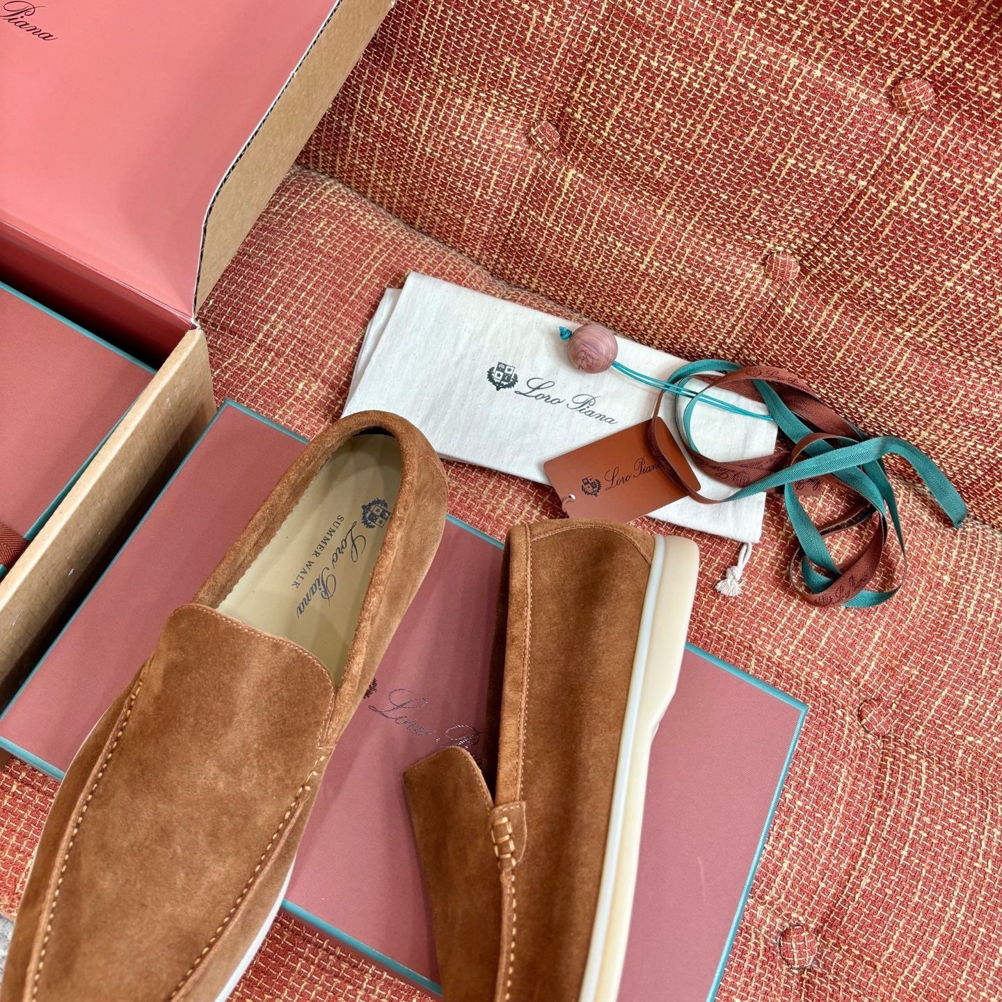 Loro Piana Suede Loafers