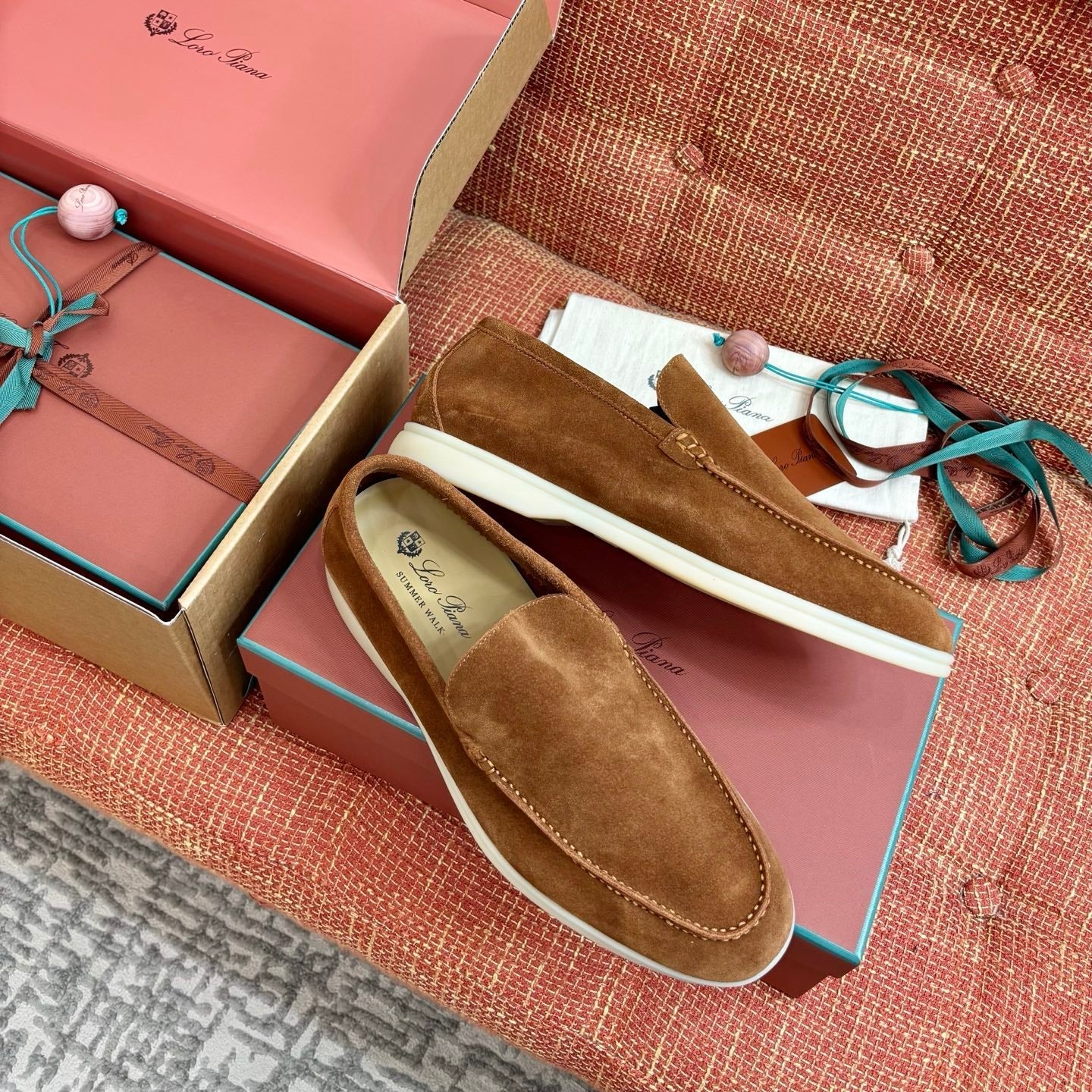 Loro Piana Suede Loafers