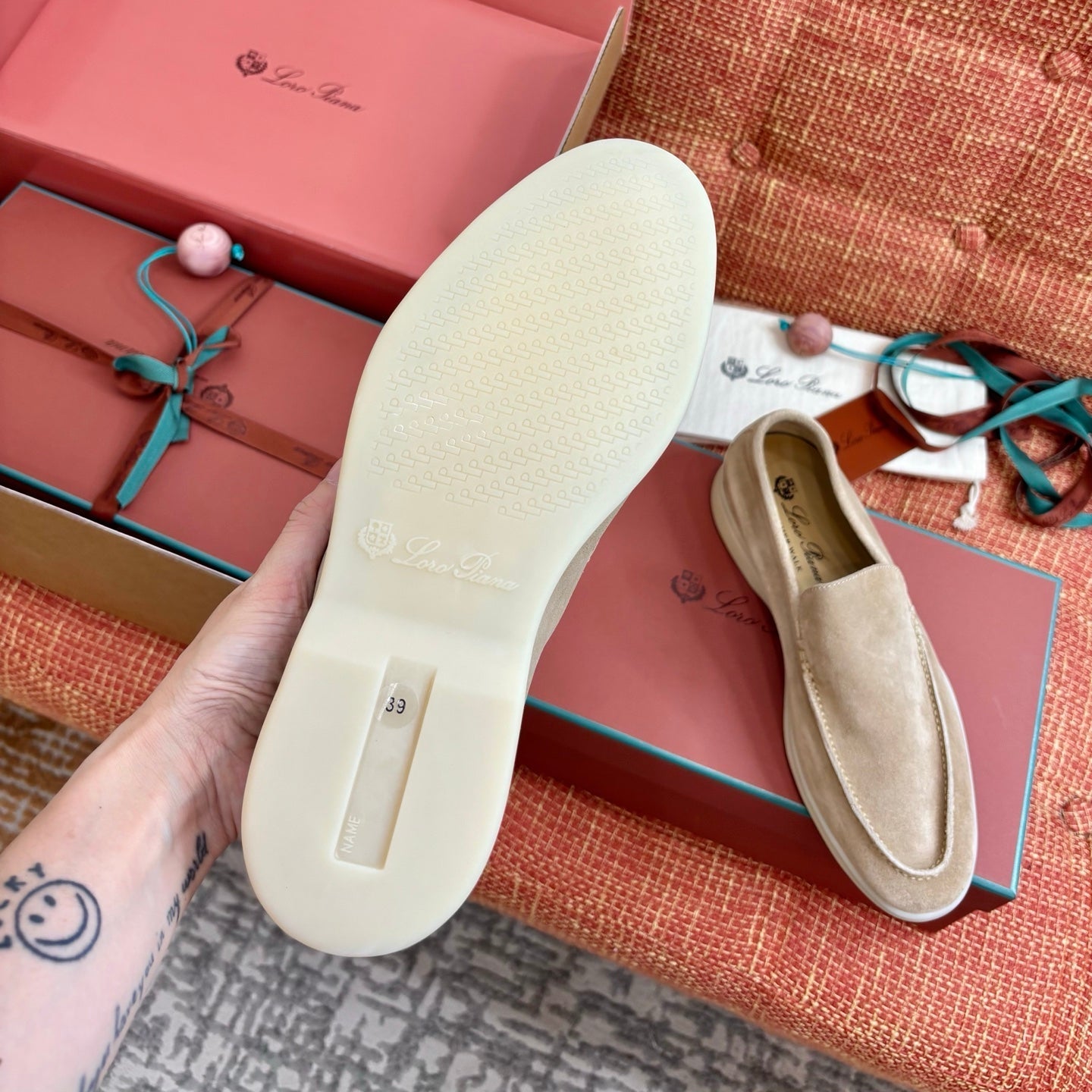 Loro Piana Suede Loafers