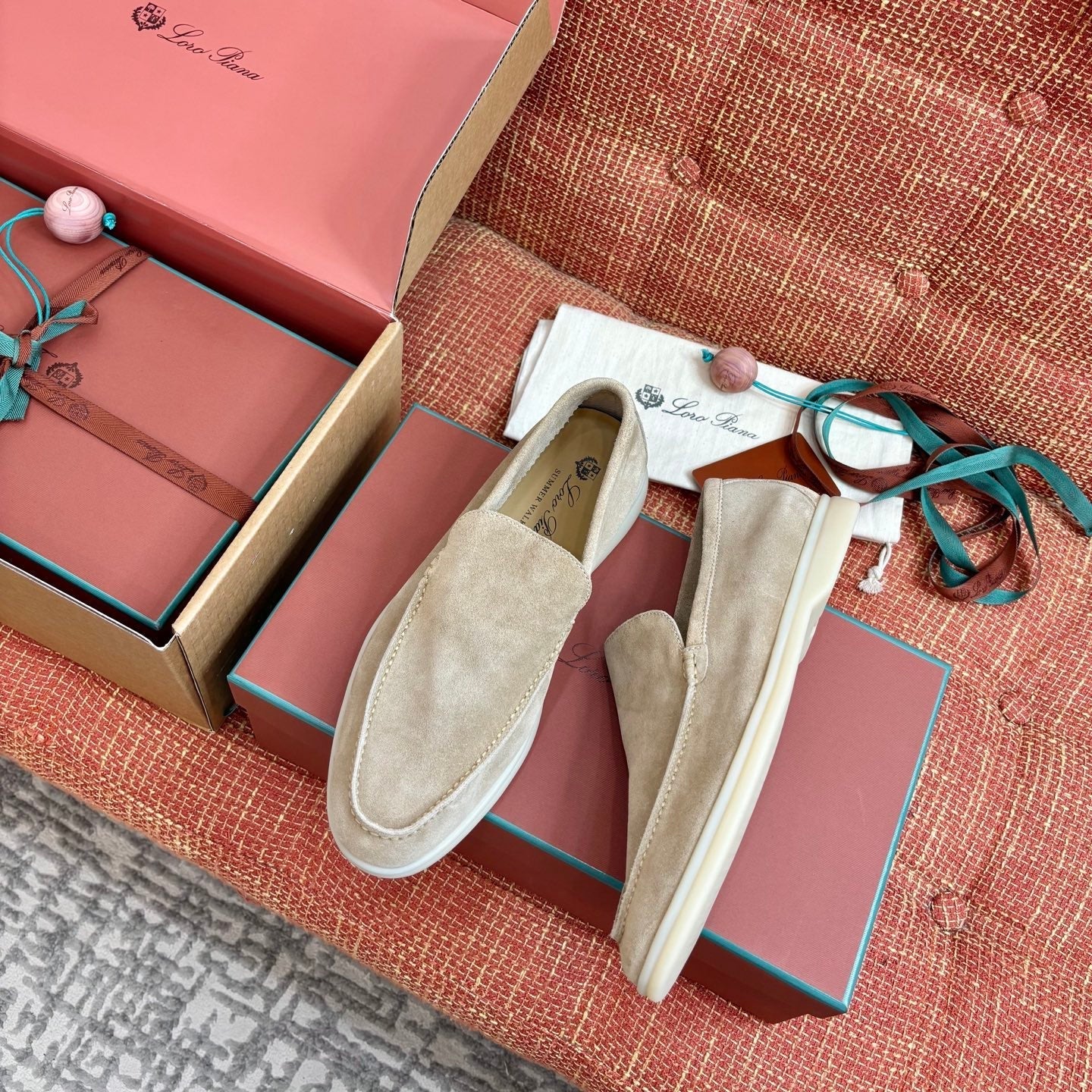 Loro Piana Suede Loafers