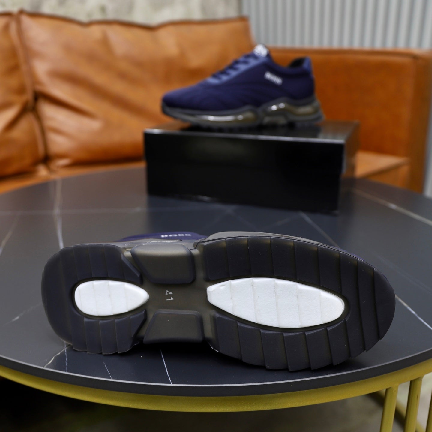 Boss Men's Knit Sport Sneakers