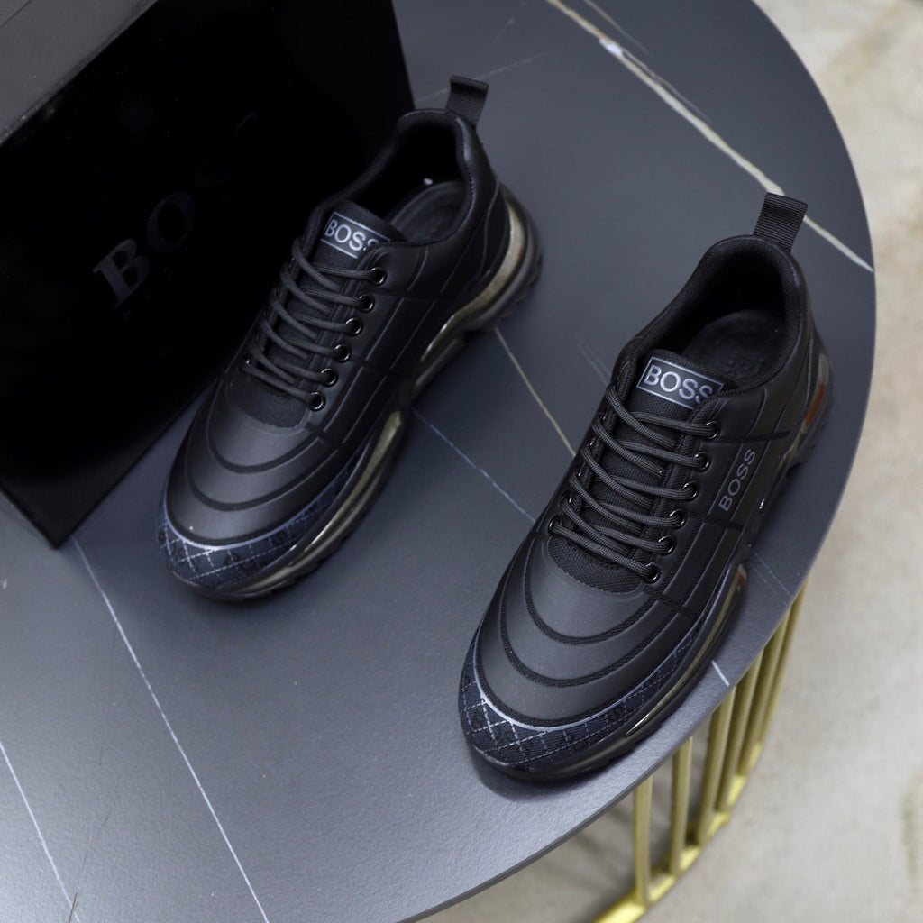 Boss Men's Knit Sport Sneakers