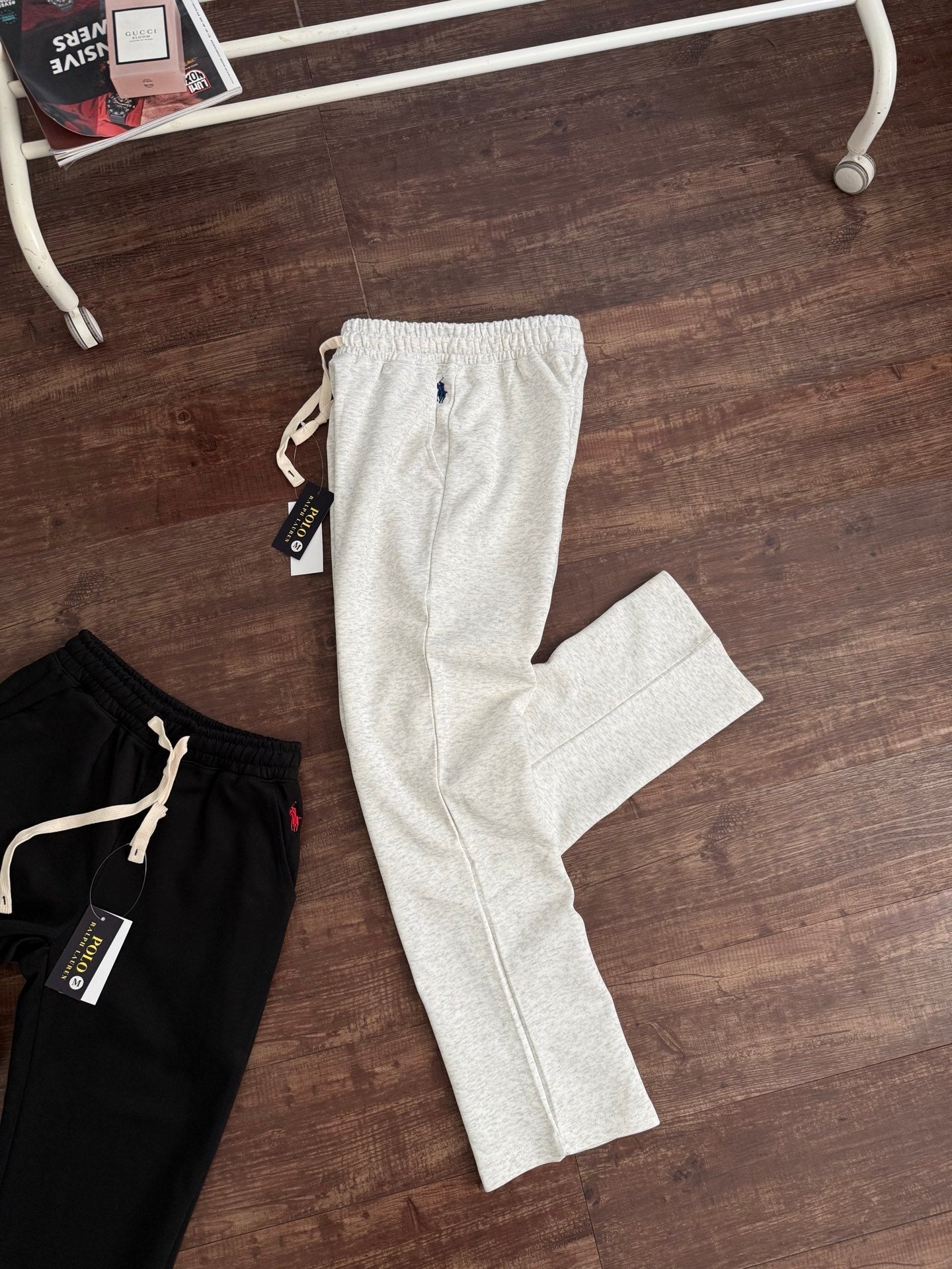Ralph Lauren Cotton Loose Straight Sweatpants – 2025 Autumn Collection