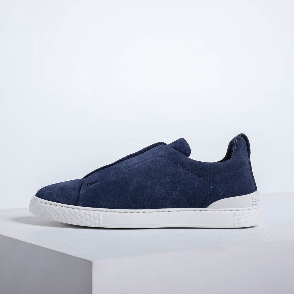 Zegna SECONDSKIN Triple Stitch Low-Top Sneakers